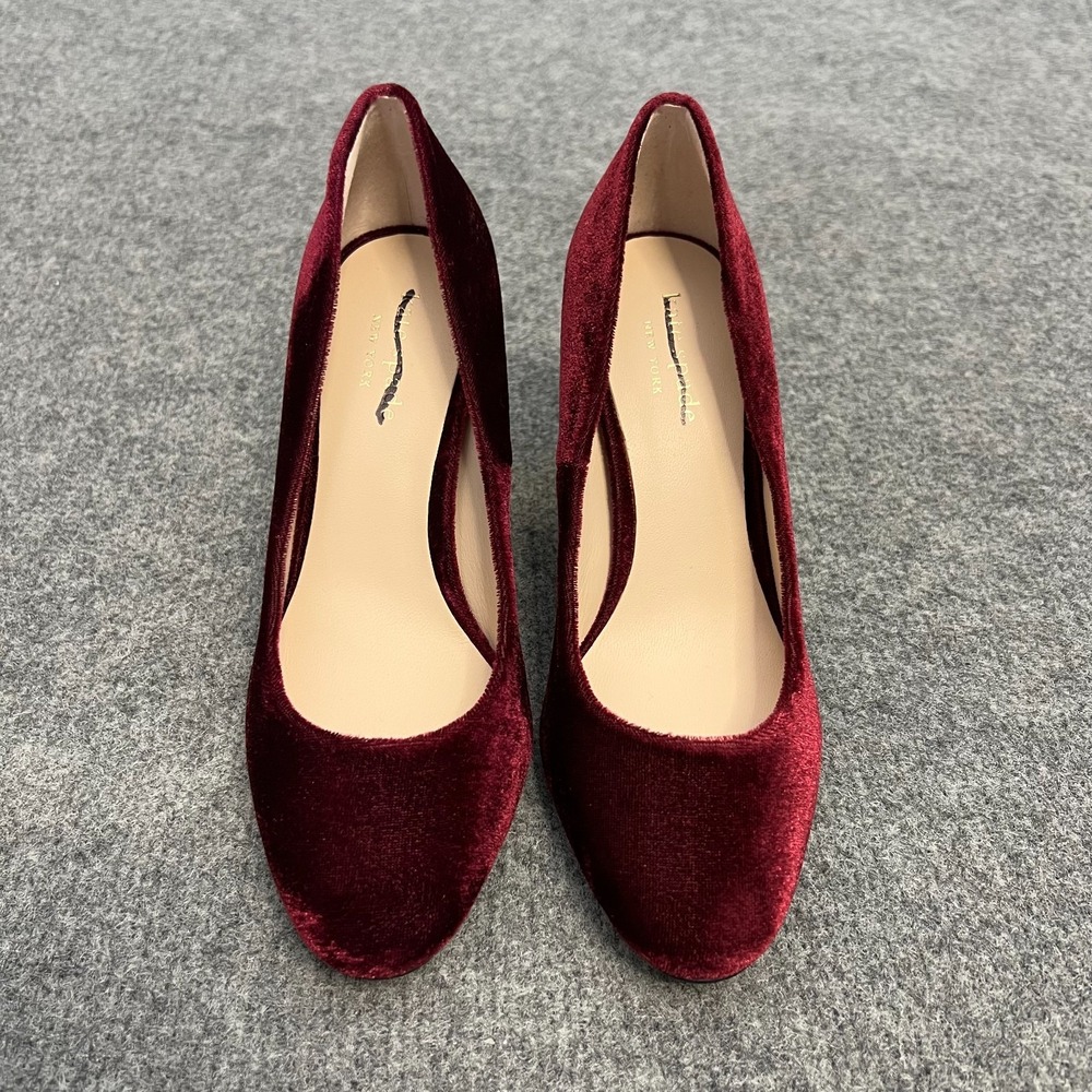 Kate Spade Sybil Pumps – Cherrywood (Deep Burgundy Velvet) - Size 8